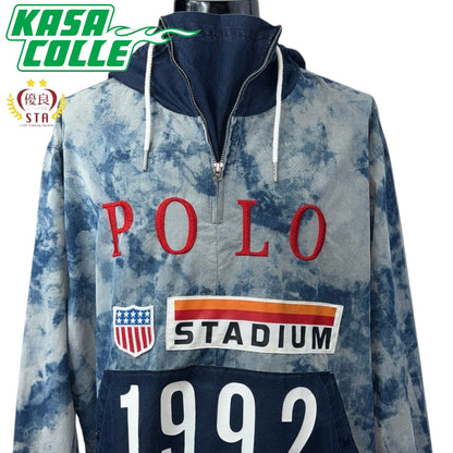 【POLO RALPH LAUREN】ポロラルフローレン "STADIUM 1992 " アノラックパーカー M