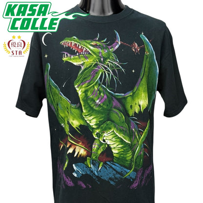 【LIQUID BLUE】リキッドブルー "GREEN DRAGON" 00's Vintage Tシャツ