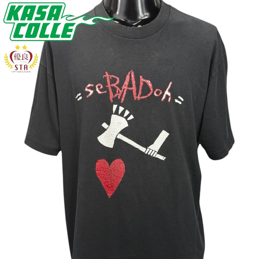 【SEBADOH】セバドー "More science for more science. high" 90's Vintage Tシャツ