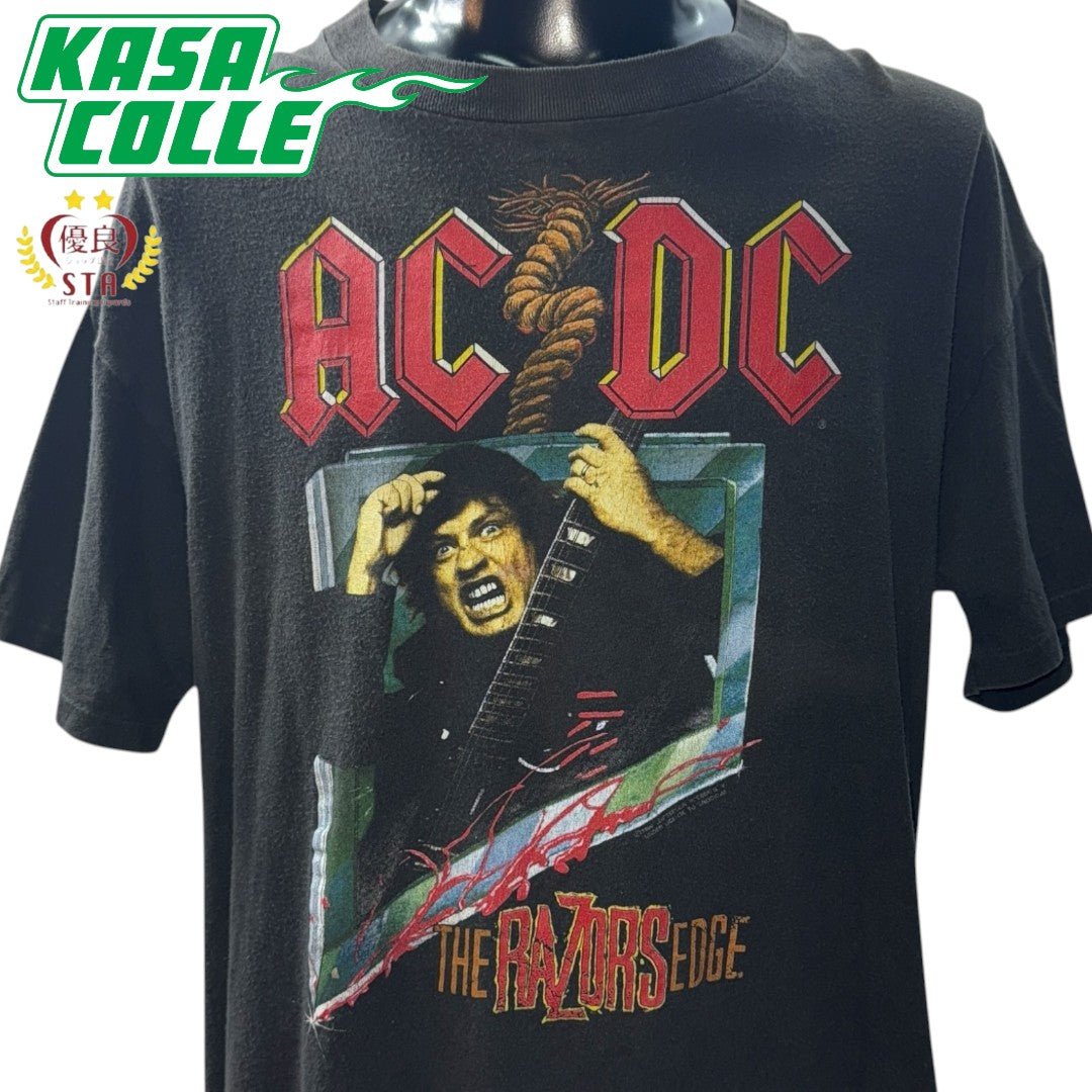 【AC/DC】エーシーディーシー Vintage ライブグラフィックTシャツ