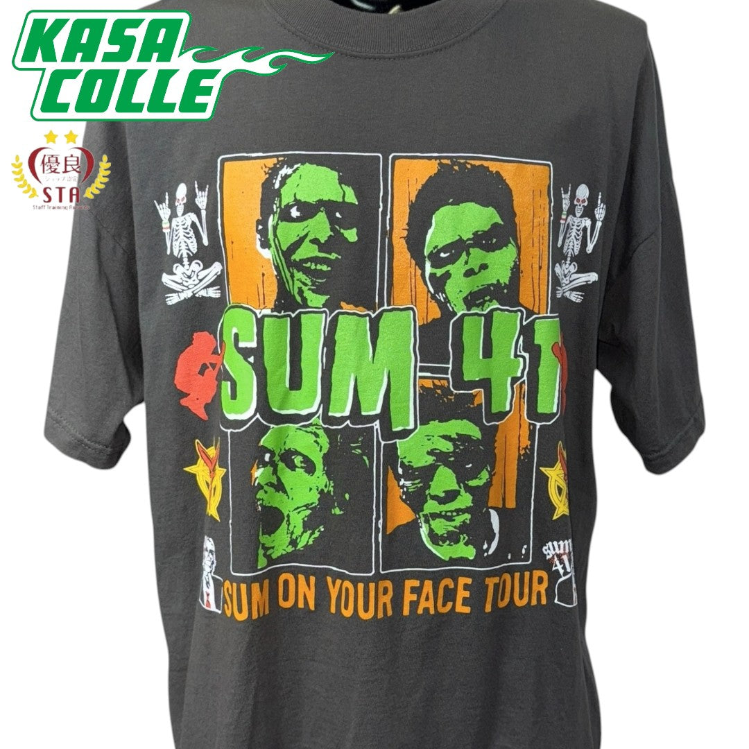 【SUM41】サム41 SUM ON YOUR FACE TOUR Tシャツ XL