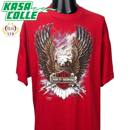 【HARLEY-DAVIDSON】ハーレーダビッドソン "EAGLE & LIGHTNING" 80's Vintage Tシャツ