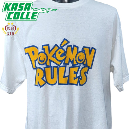 【POKEMON】ポケモン POKE’MON RULES Tシャツ XL