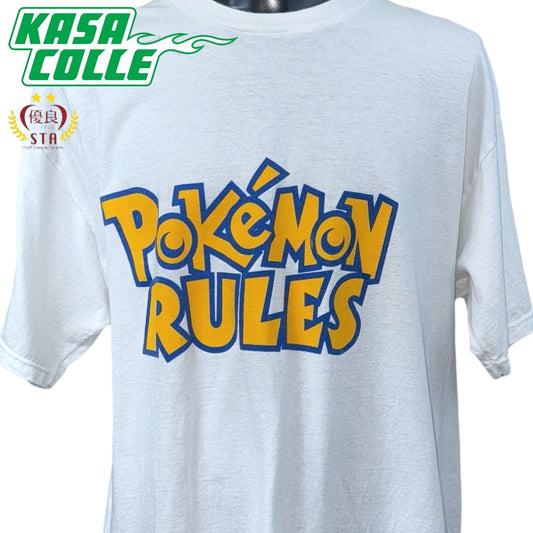 [POKEMON] Pokemon POKE'MON RULES T-shirt XL