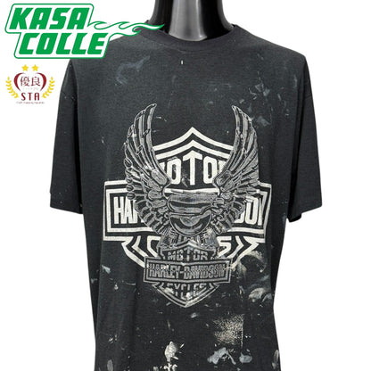 【HARLEY-DAVIDSON】ハーレーダビッドソン "Bar & Shield Eagle" 90's-00's Vintage Tシャツ