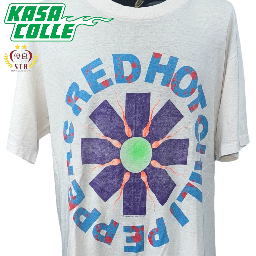【RED HOT CHILI PEPPERS】レッドホットチリペッパーズ SPERM Vintage Tシャツ XL