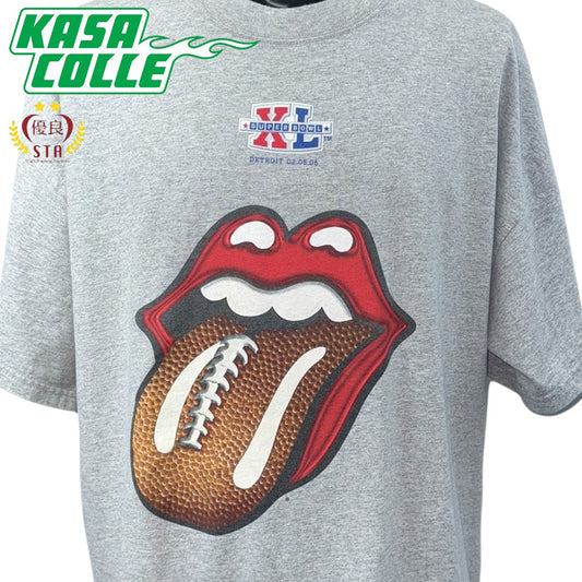 [ROLLING STONES] Rolling Stones NFL 2006 Super Bowl T-shirt (size XL)