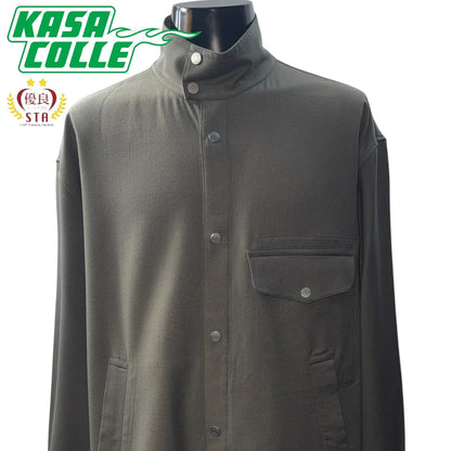 [HERMES] Hermès Serie Button Boxy Fit Overlap Pocket Cotton Jacket