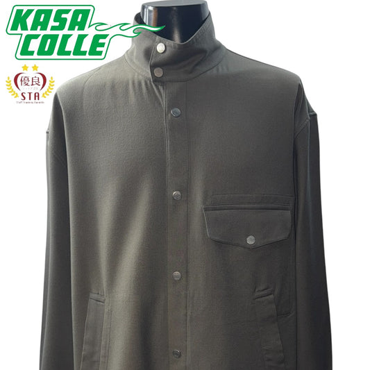 [HERMES] Hermès Serie Button Boxy Fit Overlap Pocket Cotton Jacket