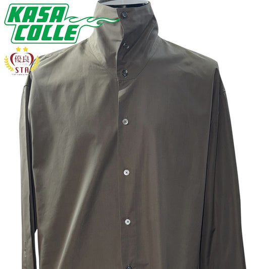 [HERMES] Hermes Serie Button Stand Collar Shirt