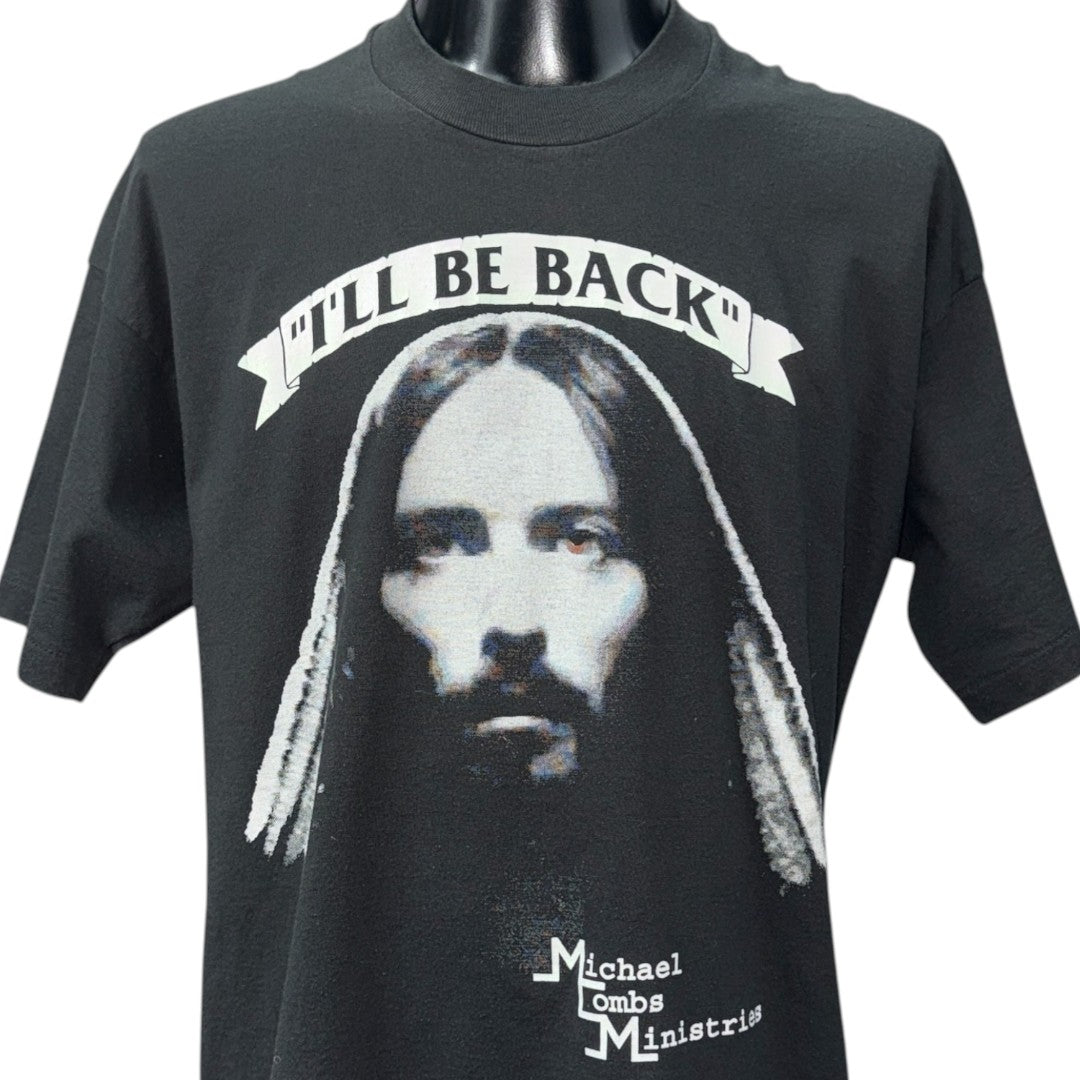 【MICHAEL COMBS MINISTRIES】マイケル・コームズ・ミニストリーズ "I’LL BE BACK" Vintage Tシャツ