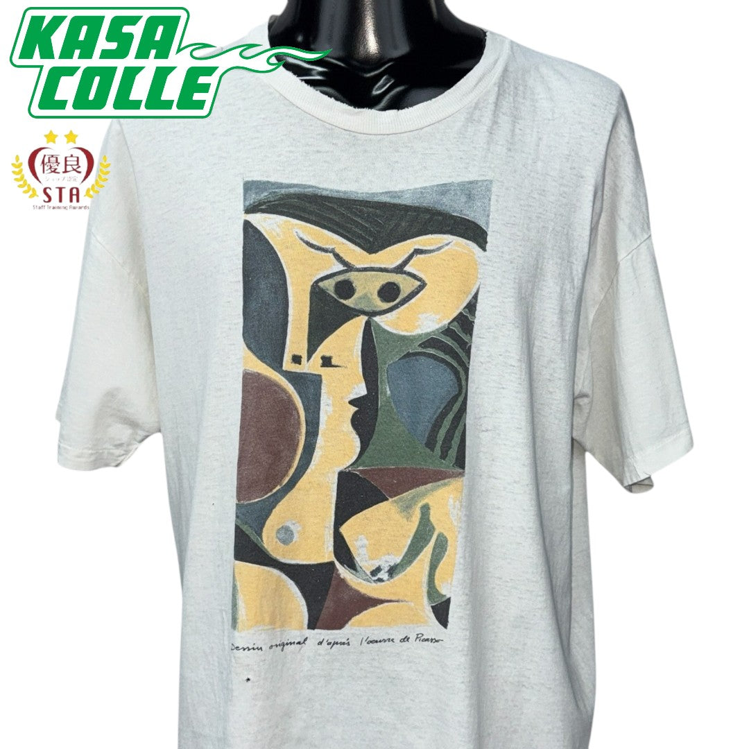 【PABLO PICASSO】パブロ・ピカソ "ART PRINT" 90's Vintage Tシャツ