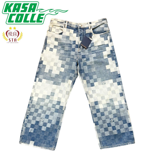 [LOUIS VUITTON] Louis Vuitton Damier Denim Skate Pants, Brand New, Unused
