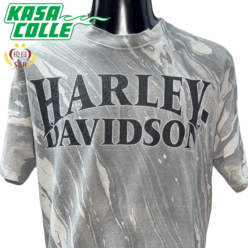 【HARLEY DAVIDSON】ハーレーダビッドソン  マーブルTシャツ