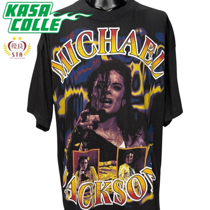 【MICHAEL JACKSON】マイケルジャクソン オーバープリント Vintage Tシャツ