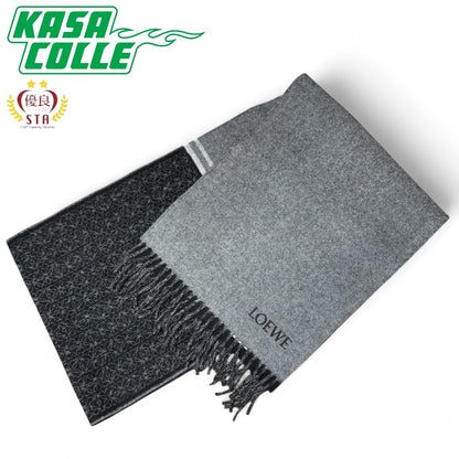 [LOEWE] Loewe Anagram Scarf Gray/Black