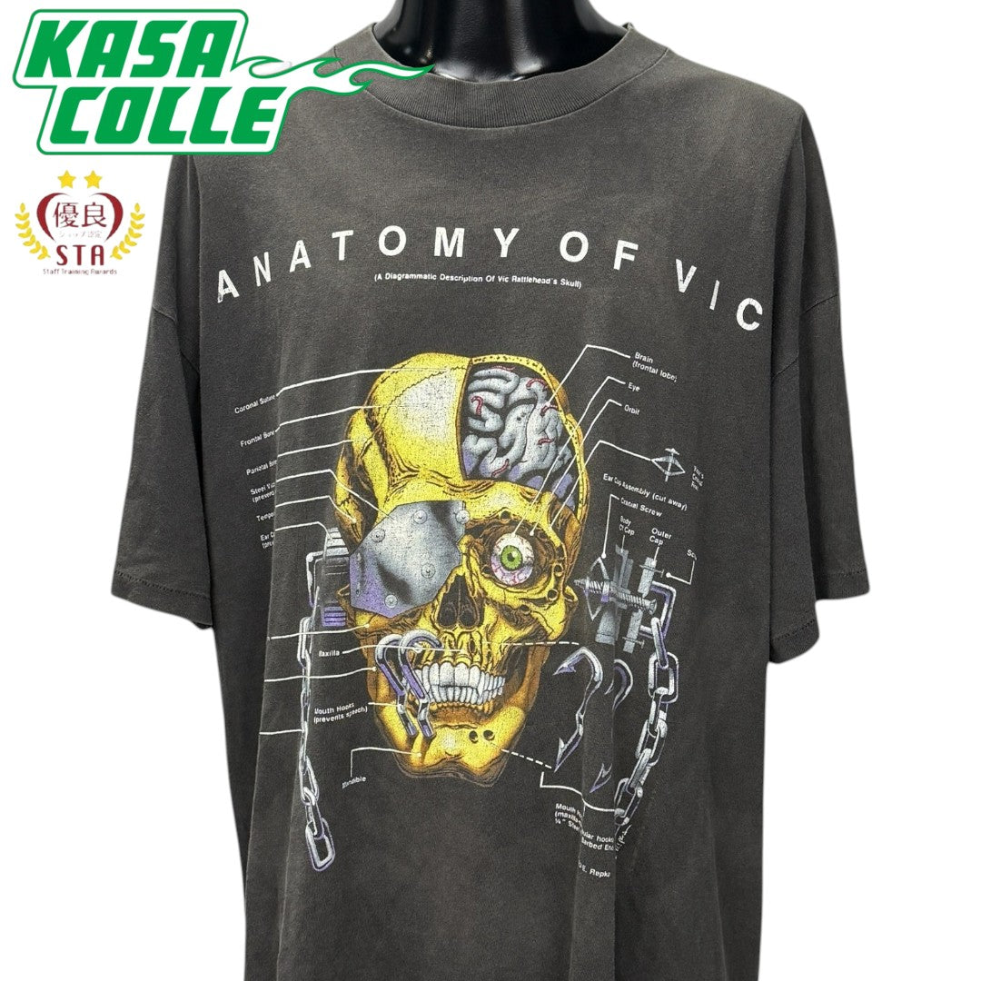 【MEGADETH】メガデス "ANATOMY OF VIC" 90's Vintage Tシャツ