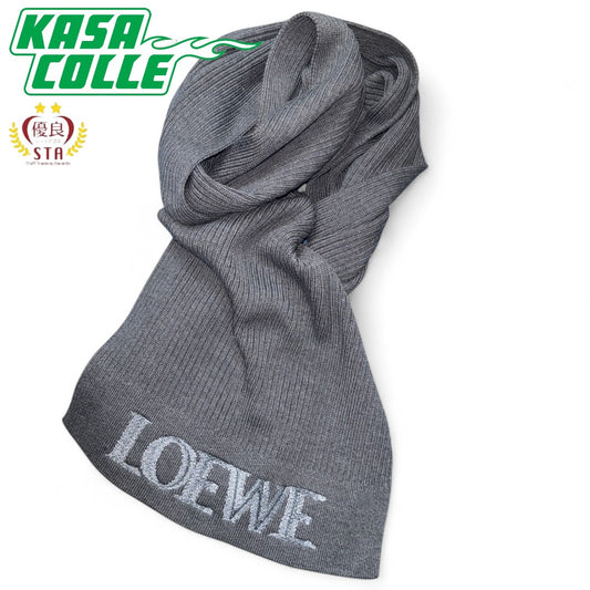 [LOEWE] Loewe scarf gray