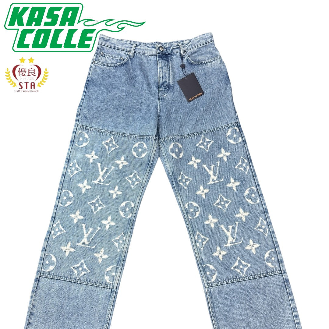 【LOUIS VUITTON】ルイ・ヴィトン "モノグラムスケートデニムパンツ" 25SS デニムパンツ