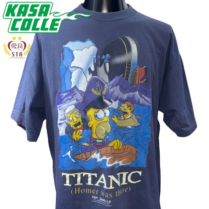 [SIMPSONS TITANIC] The Simpsons Titanic T-shirt XL