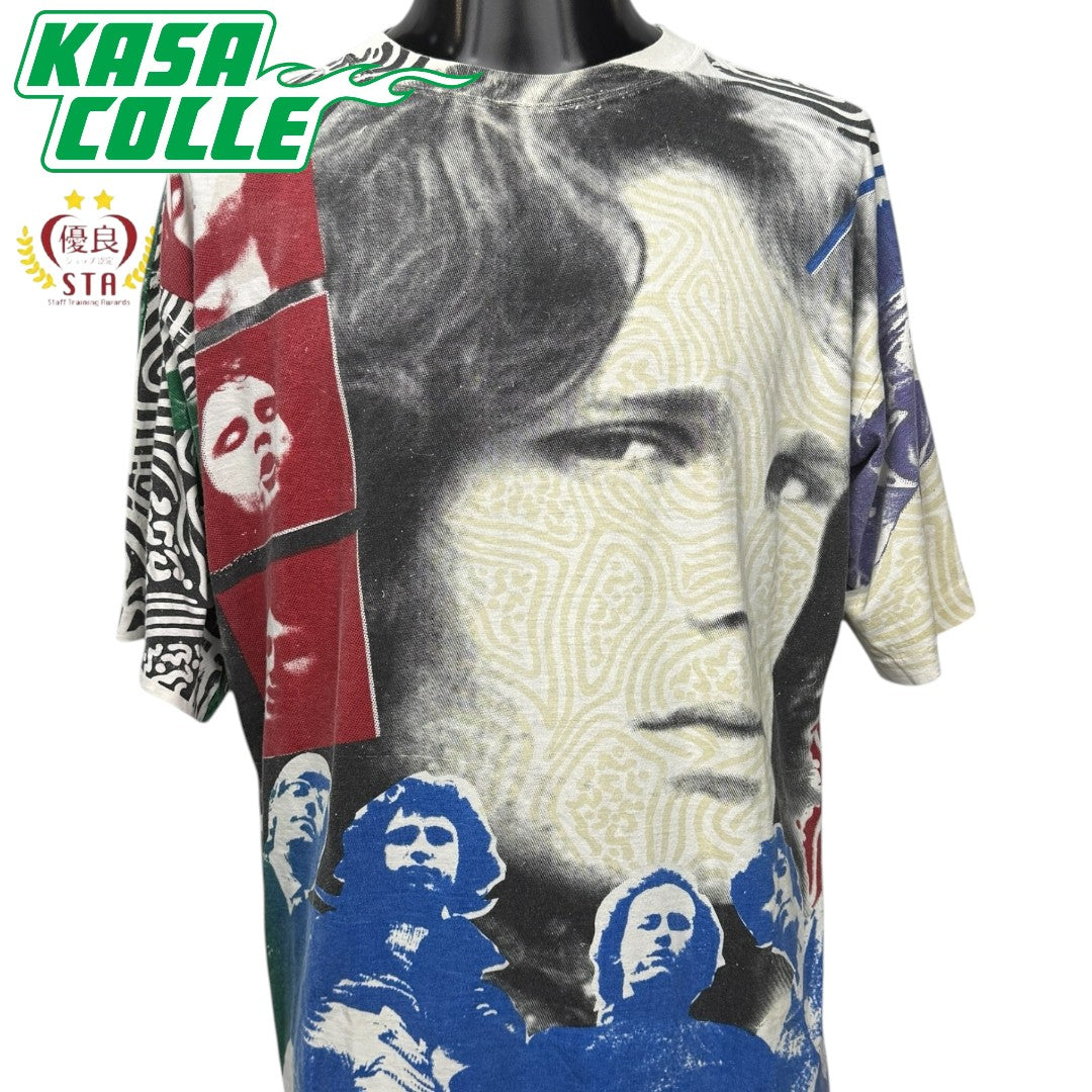 【THE DOORS】ザ・ドアーズ "JIM MORRISON / ALL OVER PRINT" 90's Vintage Tシャツ