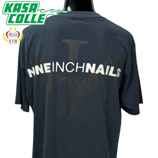 【NINE INCH NAILS】ナインインチネイルズ NINロゴ Vintage Tシャツ