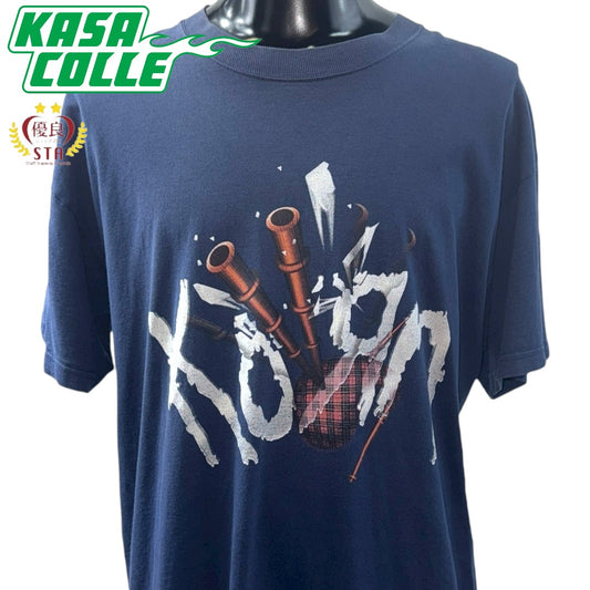 [KORN] Korn Bagpipe Design T-Shirt, Size XL