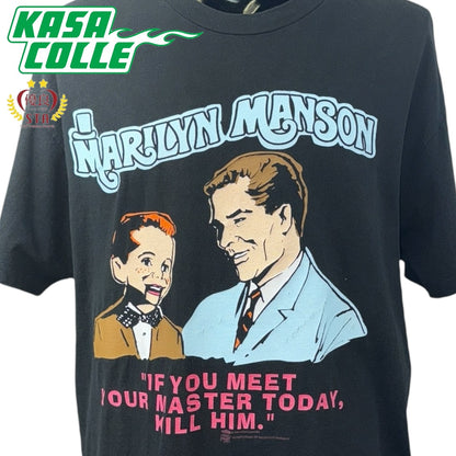 [MARILYN MANSON] Marilyn Manson 1996 Copyright 90's Vintage T-shirt