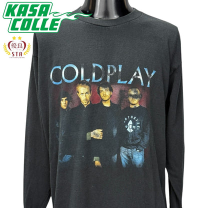 【COLDPLAY】コールドプレイ "A RUSH OF BLOOD TO THE HEAD TOUR" 00's Vintage ロングスリーブTシャツ