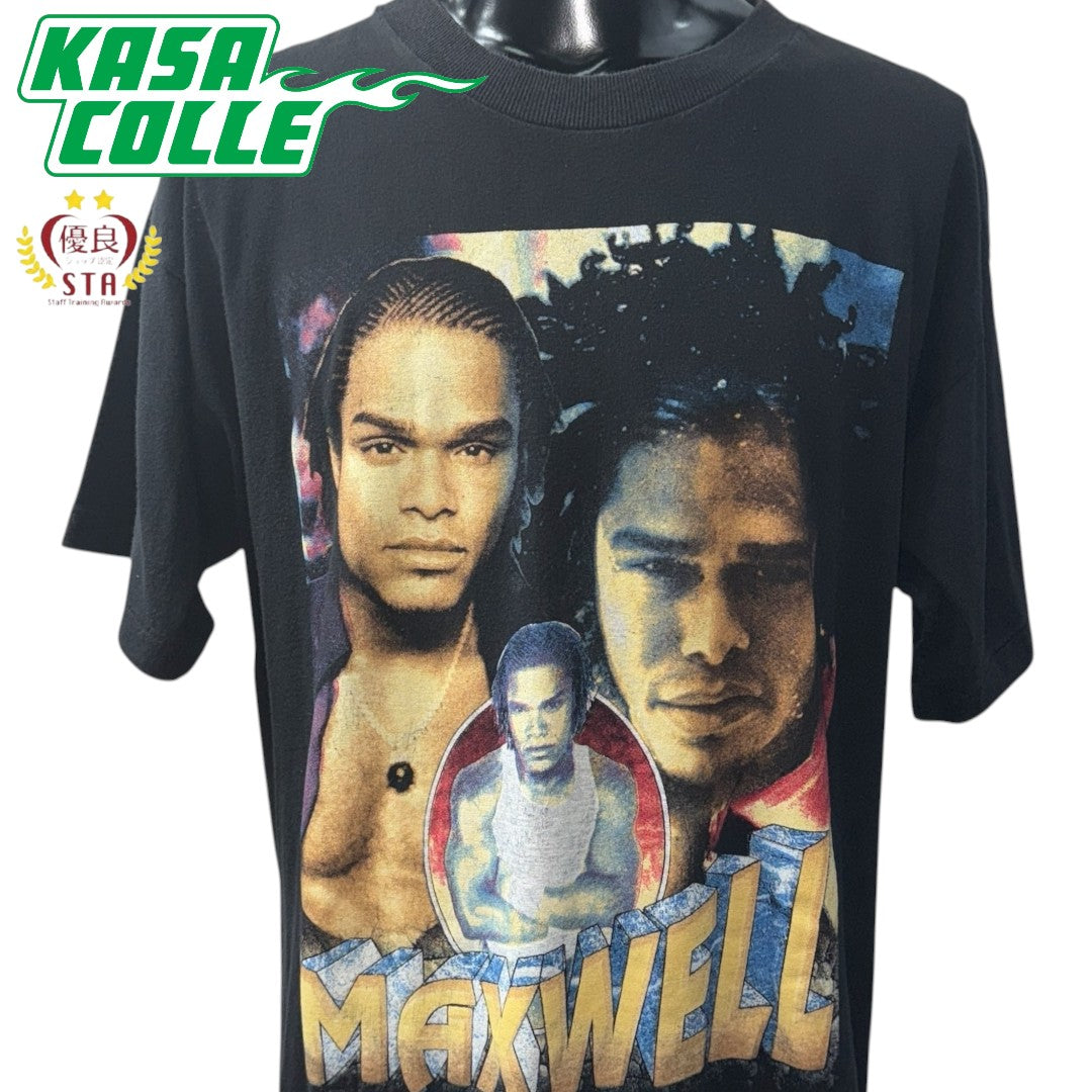 [MAXWELL] Maxwell FORTUNATE RAP TEE Vintage T-shirt