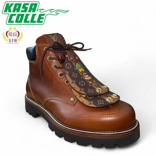 [LOUIS VITTON x NIGO] Louis Vuitton Oberkampf Line Ankle Boots UK7 1/2