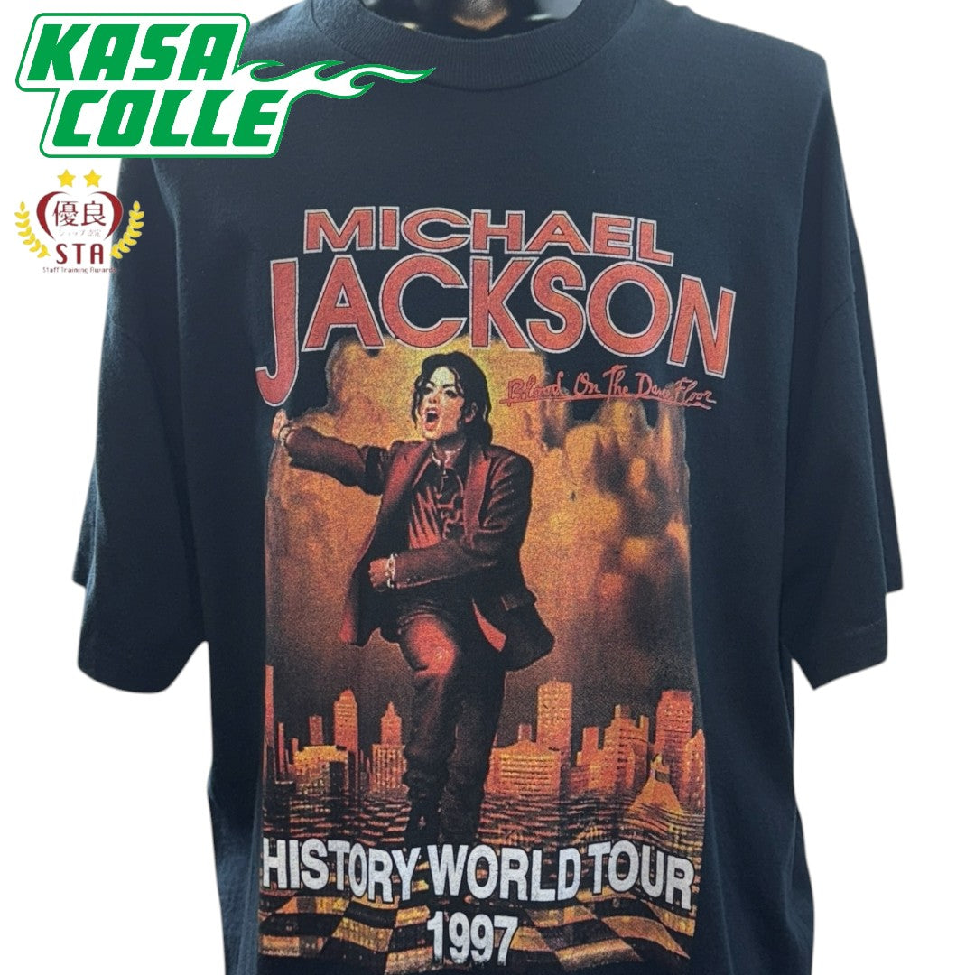 [MICHAEL JACKSON] Michael Jackson HISTORY WORLD TOUR 1997 T-shirt XL