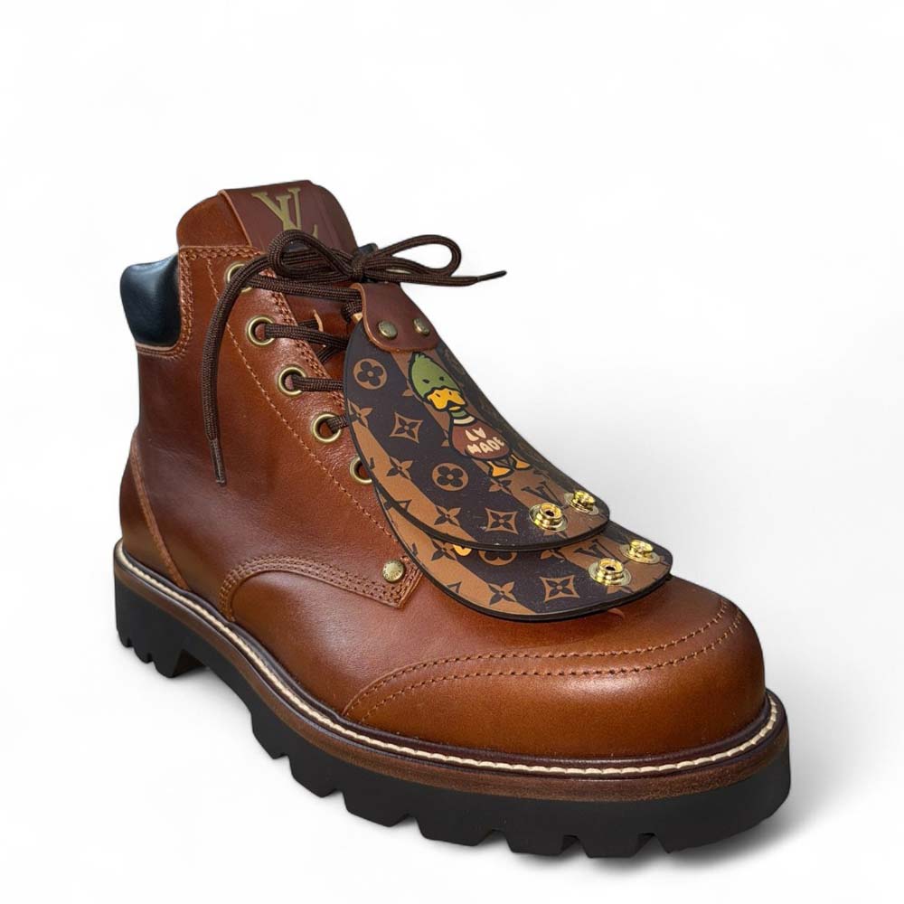 [LOUIS VITTON x NIGO] Louis Vuitton Oberkampf Line Ankle Boots UK7 1/2