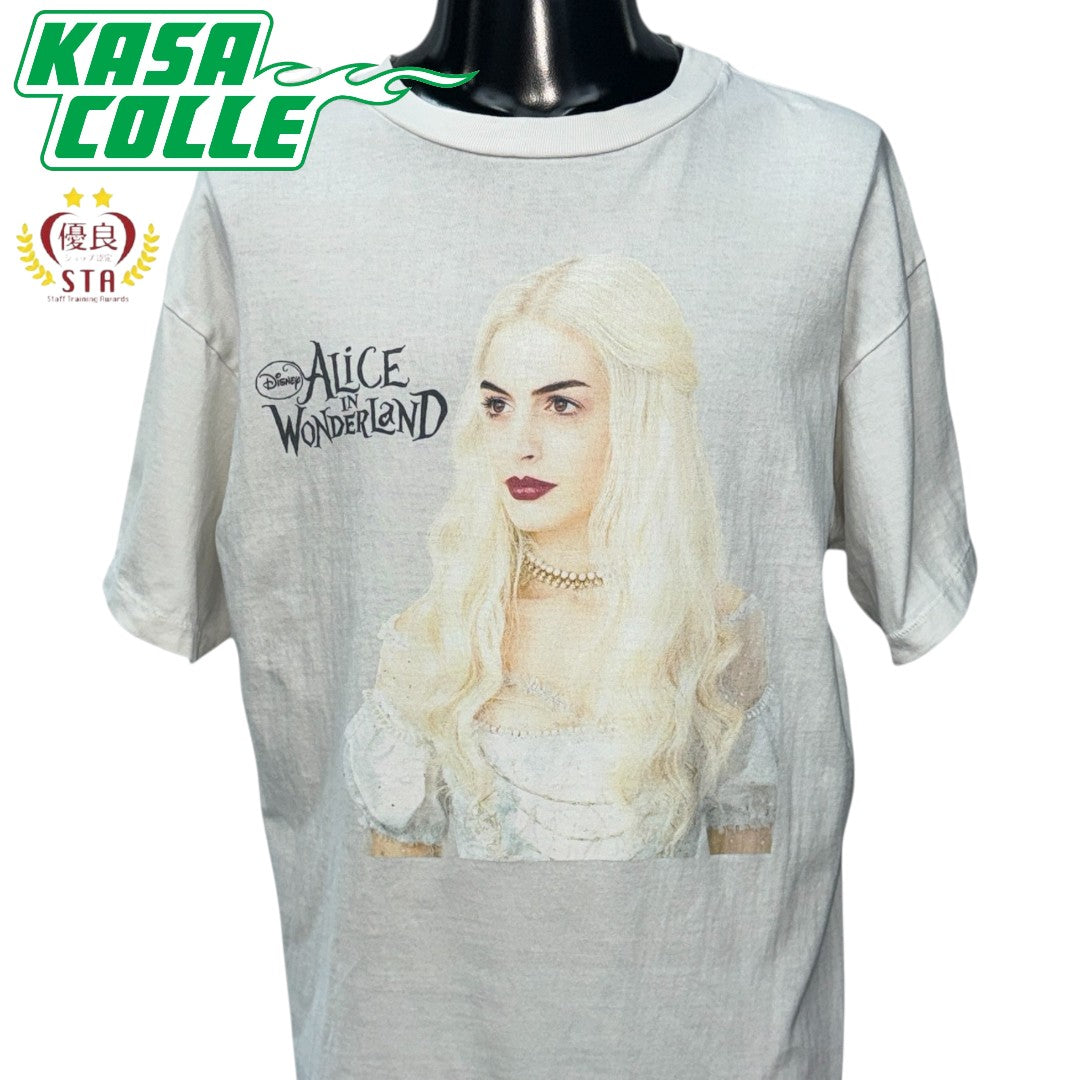【SAINT Mxxxxxx】セントマイケル "ALICE IN WONDERLAND WHITE QUEEN" 23SS Tシャツ