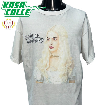 【SAINT Mxxxxxx】セントマイケル "ALICE IN WONDERLAND WHITE QUEEN" 23SS Tシャツ