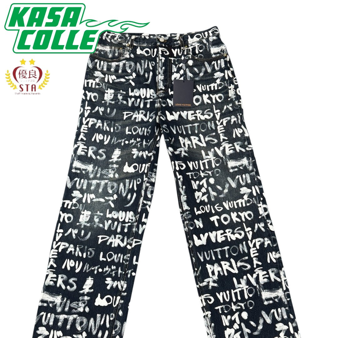 【LOUIS VUITTON】ルイ・ヴィトン "NIGO×Pharrell" 25AW デニムスケートパンツ