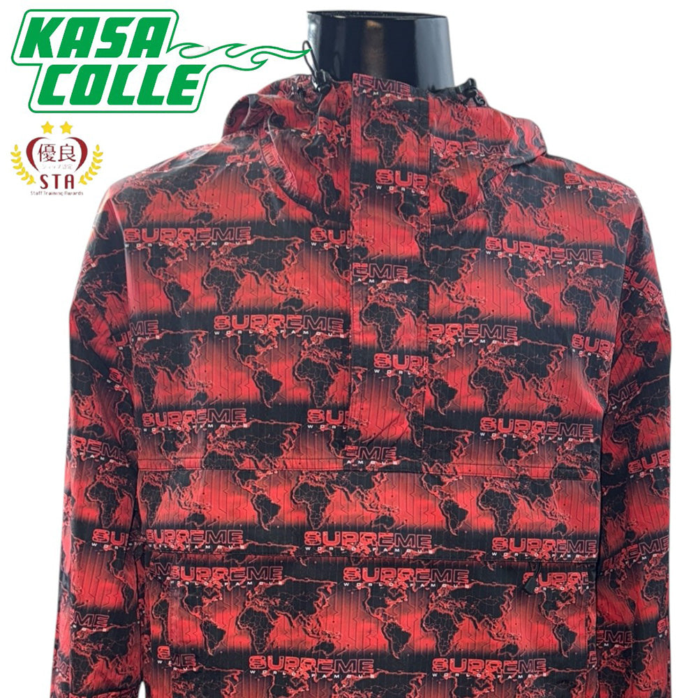 [SUPREME] Supreme 18SS World Famous Taped Hooded Nylon Jacket