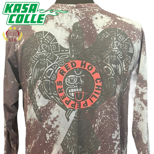 RED HOT CHILI PEPPERS Vintage Tie-Dye Long Sleeve T-Shirt (Tag: Fruit of the Loom) XL