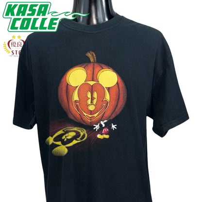【MICKEY MOUSE】ミッキーマウス "PUMPKIN HALLOWEEN"00's Vintage Tシャツ