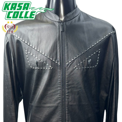 [FENDI] Fendi "BAG BUGS" Leather Jacket
