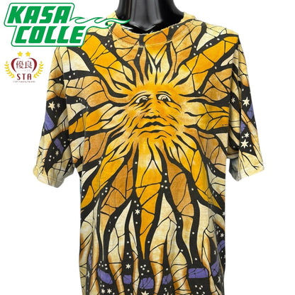【LIQUID BLUE】リキッドブルー "SUN & MOON" 90's Vintage Tシャツ