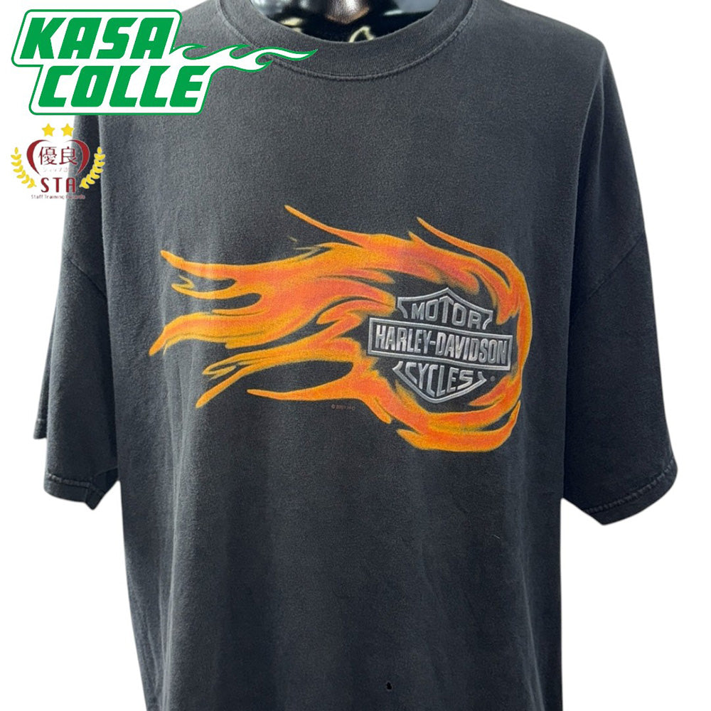【HARLEY-DAVIDSON】ハーレーダビッドソン "WOLVERINE HARLEY-DAVIDSON" 2001年コピーライト USA製 Y2K Vintage Tシャツ