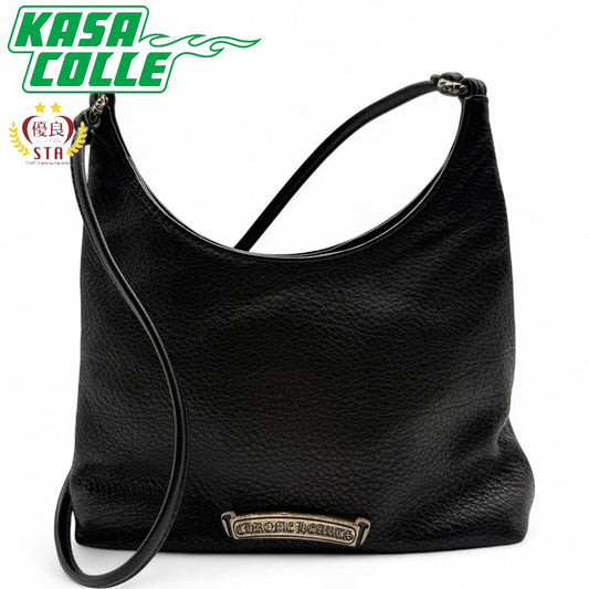 [CHROME HEARTS] Chrome Hearts VIV BAG Dagger Leather Shoulder Bag Black