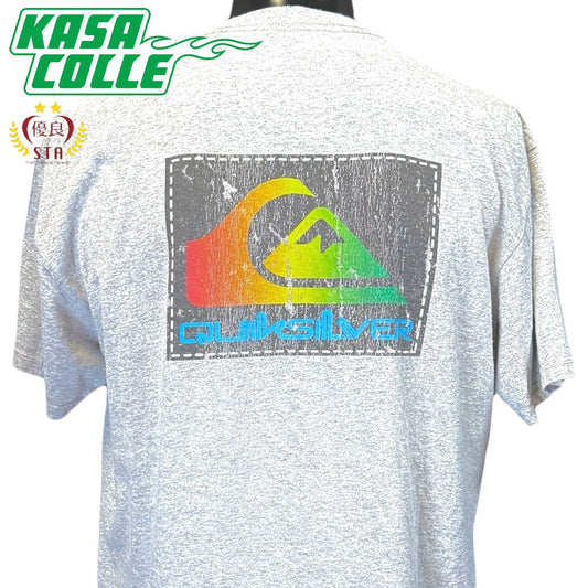 [QUIKSILVER] Quicksilver Logo Print T-shirt L