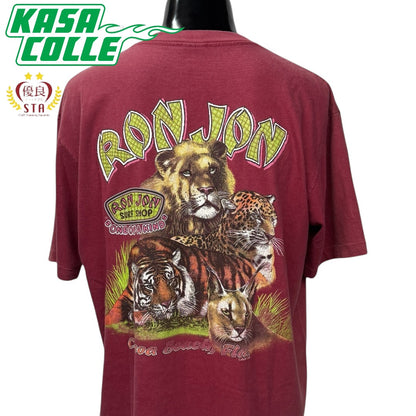 【RON JON】ロンジョン "ANIMAL PRINT" USA製 90's Vintage Tシャツ