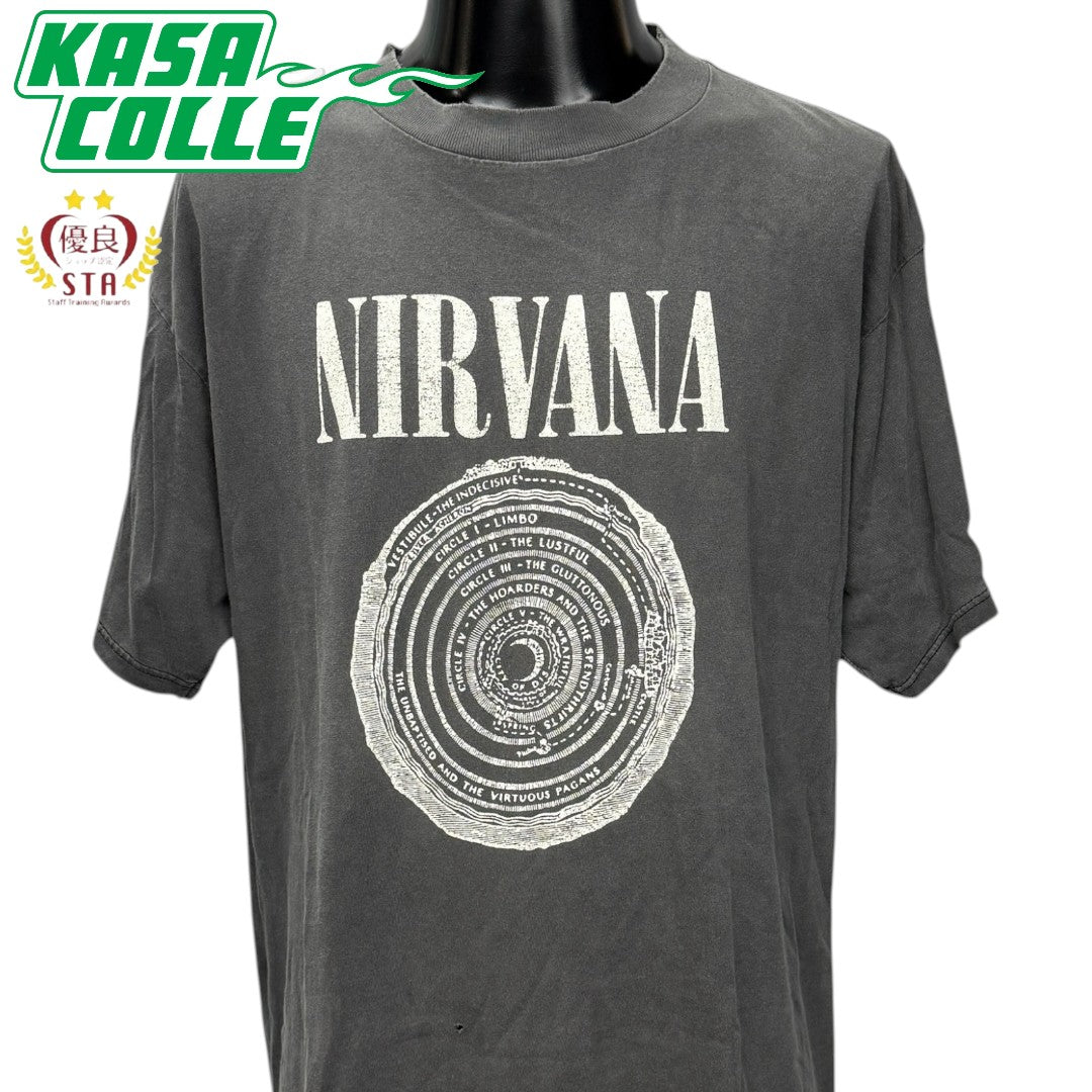 【NIRVANA】ニルヴァーナ "VESTIBULE" giantタグ 90's Vintage Tシャツ