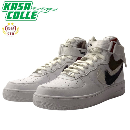 [NIKE] Nike John Geiger / Misplaced Checks Hi / Air Force 1 / Custom Sneakers / High-Top Sneakers