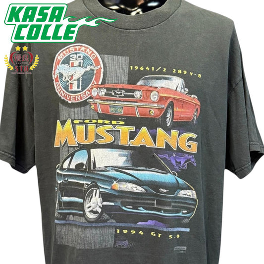 FORD MUSTANG 1964 January/February 289V8 Ford Mustang, Made in USA, Lee Tag, Vintage T-Shirt, Size L