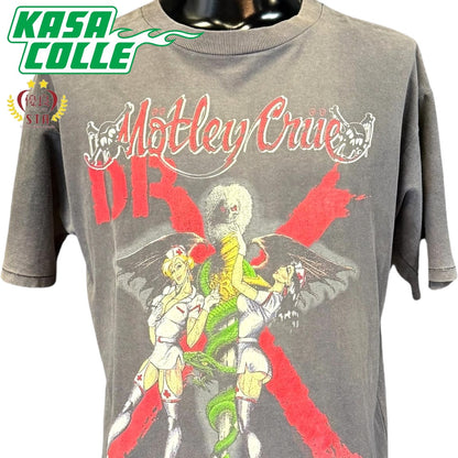 [MOTLEY CRUE] Motley Crue Dr. Feelgood Tour Vintage T-shirt, size XL