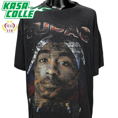 【2PAC】2パック "MAKAVELI AGAINST ALL ODDS" RAPtee Vintage Tシャツ